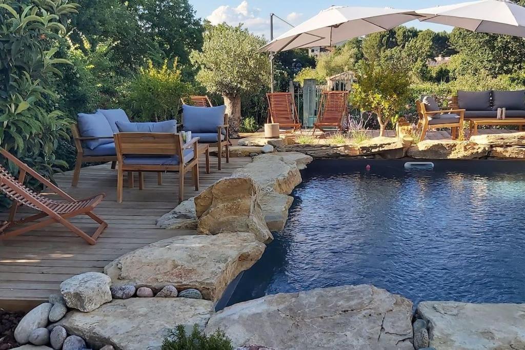 Une Oasis au Pays de Cézanne Aix-en-Provence Exterior foto